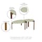 Manhattan Comfort Round Oval End and Coffee Table Set of 2, 50.55 in L, MDF, Pistachio Green 2-82735-GR - alternate 8